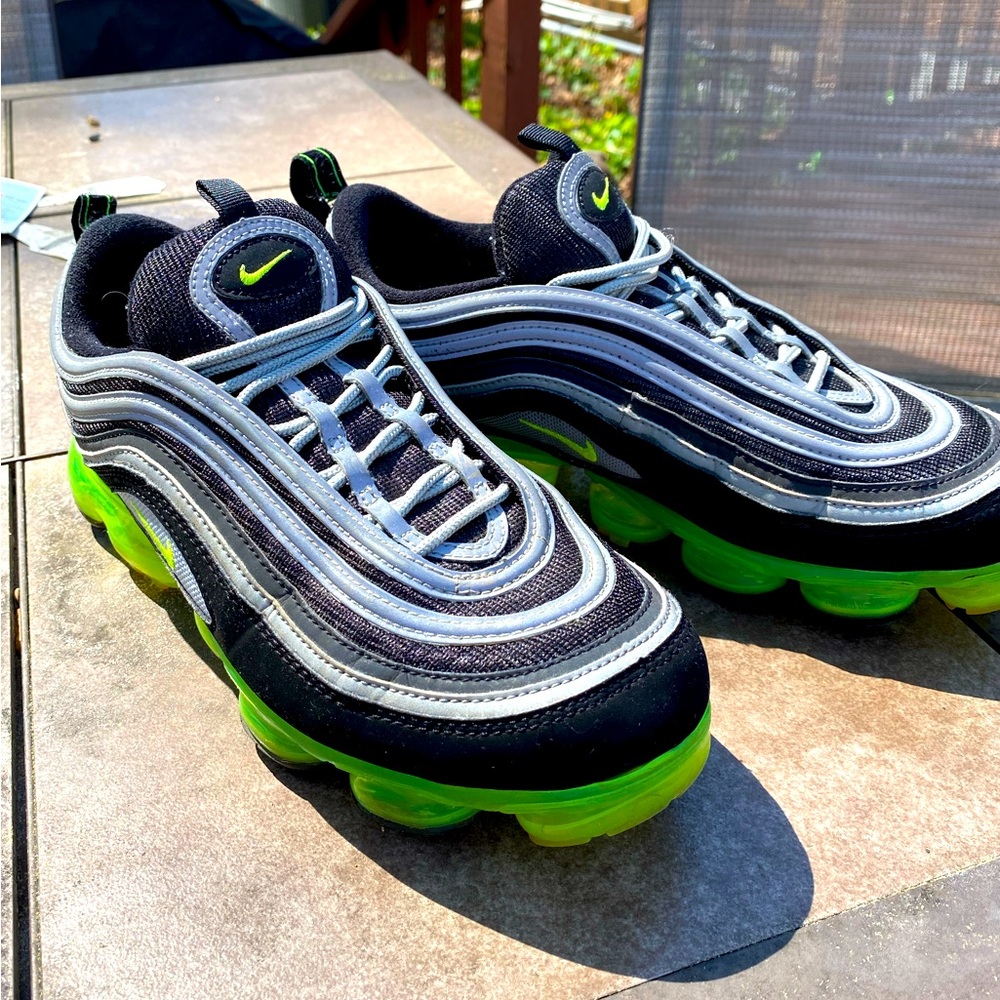 Women Size 11 / Size 9.5 Men Nike Air Max 97 OG QS Quickstrike Japan Neon Shoes